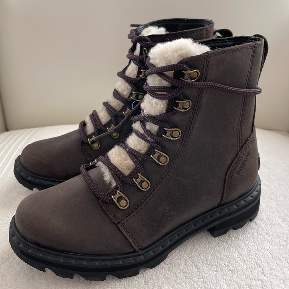 NEW Sorel Lennox Waterproof Shearling Boot - Picture 5 of 12
